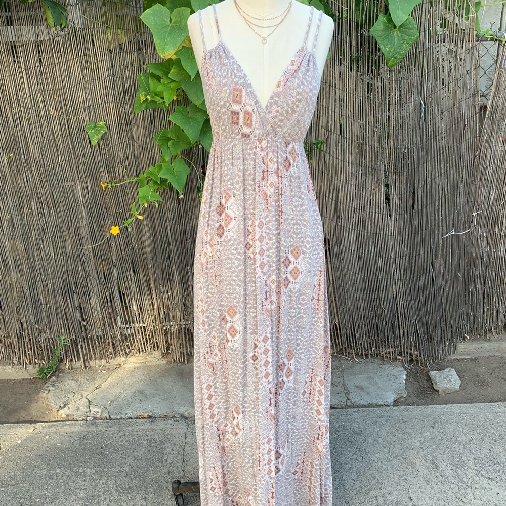 Maxi print dress